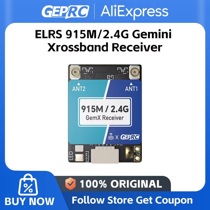 GEPRC ELRS 915 M/2.4G Gemini X - Fpv Drone Quadcopter บทวิจารณ์และราคา