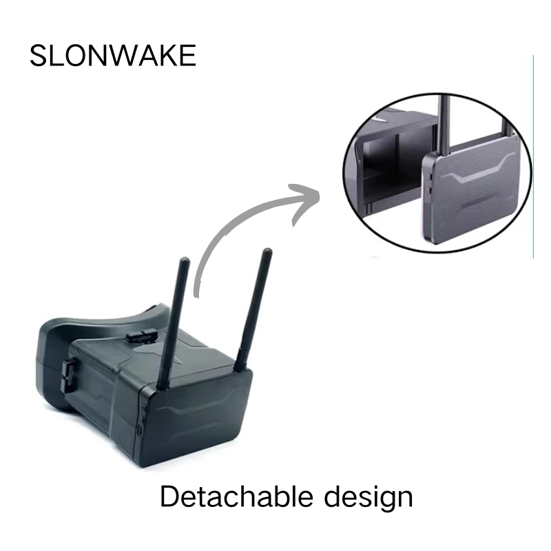 แว่นตา FPV 5.8G หน้าจอ 4.3 นิ้ - Fpv Drone Goggles บทวิจารณ์และราคา